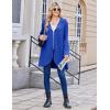 imageZeagoo Womens Fall Jacket 2025 Zip Up Hoodies Long Sleeve Long Tunic Sweatshirts Oversized Fleece Casual Coat with PocketAfleece Fabricsnorkel Blue