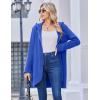 imageZeagoo Womens Fall Jacket 2025 Zip Up Hoodies Long Sleeve Long Tunic Sweatshirts Oversized Fleece Casual Coat with PocketAfleece Fabricsnorkel Blue