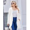 imageZeagoo Womens Fall Jacket 2025 Zip Up Hoodies Long Sleeve Long Tunic Sweatshirts Oversized Fleece Casual Coat with PocketAfleece Fabricwhite
