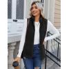 imageZeagoo Vest For Women Sleeveless Sherpa Fleece Jackets Lightweight Zip Up Fall Winter Coats With PocketsBlack