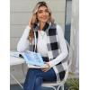 imageZeagoo Vest For Women Sleeveless Sherpa Fleece Jackets Lightweight Zip Up Fall Winter Coats With PocketsBlack White Plaid