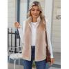 imageZeagoo Vest For Women Sleeveless Sherpa Fleece Jackets Lightweight Zip Up Fall Winter Coats With PocketsKhaki
