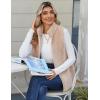 imageZeagoo Vest For Women Sleeveless Sherpa Fleece Jackets Lightweight Zip Up Fall Winter Coats With PocketsKhaki