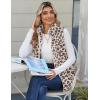 imageZeagoo Vest For Women Sleeveless Sherpa Fleece Jackets Lightweight Zip Up Fall Winter Coats With PocketsLeopard