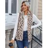 imageZeagoo Vest For Women Sleeveless Sherpa Fleece Jackets Lightweight Zip Up Fall Winter Coats With PocketsLeopard