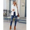 imageZeagoo Vest For Women Sleeveless Sherpa Fleece Jackets Lightweight Zip Up Fall Winter Coats With PocketsWhite
