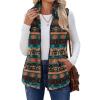 imageZeagoo Vest For Women Sleeveless Sherpa Fleece Jackets Lightweight Zip Up Fall Winter Coats With PocketsMulticolor 547