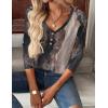 imageZeagoo Women Tops Loose Fit Long Sleeve V Neck T Shirts Business Casual Blouses Dressy Fall Fashion Work ClothesMulticolorcx278
