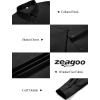 imageZeagoo Button Down Shirts for Women Wrinkle Free Long Sleeve Collared Dress Blouses Casual Work Office Tunics TopsBlack