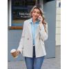 imageZeagoo Button Down Shirts for Women Wrinkle Free Long Sleeve Collared Dress Blouses Casual Work Office Tunics TopsLight Blue