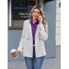 imageZeagoo Button Down Shirts for Women Wrinkle Free Long Sleeve Collared Dress Blouses Casual Work Office Tunics TopsPurple