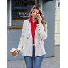 imageZeagoo Button Down Shirts for Women Wrinkle Free Long Sleeve Collared Dress Blouses Casual Work Office Tunics TopsRed