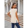 imageZeagoo Sweater Vest Women Crew Neck Loose Fit Knit Lightweight T Shirts Pullover Casual Summer OutfitsApricot