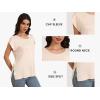 imageZeagoo Sweater Vest Women Crew Neck Loose Fit Knit Lightweight T Shirts Pullover Casual Summer OutfitsStripes Colorful Cream