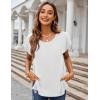 imageZeagoo Sweater Vest Women Crew Neck Loose Fit Knit Lightweight T Shirts Pullover Casual Summer OutfitsWhite
