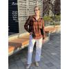 imageZeagoo Womens Button Down Flannel Shirts Long Sleeve Plaid Blouses Lightweight Business Dressy Casual Top with PocketsOrange