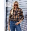 imageZeagoo Womens Button Down Flannel Shirts Long Sleeve Plaid Blouses Lightweight Business Dressy Casual Top with PocketsYellow Black