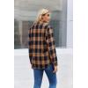 imageZeagoo Womens Button Down Flannel Shirts Long Sleeve Plaid Blouses Lightweight Business Dressy Casual Top with PocketsYellow Black