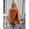 imageZeagoo Womens Silk Satin Camisole Tank Tops V Neck Pleated Dressy Casual Sleeveless Blouses Summer Business Work ShirtsCaramel