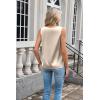 imageZeagoo Womens Silk Satin Camisole Tank Tops V Neck Pleated Dressy Casual Sleeveless Blouses Summer Business Work ShirtsLight Champagne