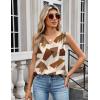 imageZeagoo Womens Silk Satin Camisole Tank Tops V Neck Pleated Dressy Casual Sleeveless Blouses Summer Business Work ShirtsZ  Jh587