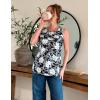 imageZeagoo Womens Summer Tops Dressy Casual High Neck Sleeveless Shirts Basic Loose Fit Tank Tops Beach Vacation 2 PackWhitewhite Lily