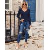 imageZeagoo Womens T Shirts Long Sleeve V Neck Basic Tee Casual Loose Fit Soft Fall Tops Outfits 2025 SXXLDark Blue