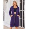 imageZeagoo Womens Zip Up Hoodies Oversized Fleece Long Tunic Sweatshirts Casual Long Sleeve 2024 Fall Hoodie Jacket CoatPurple