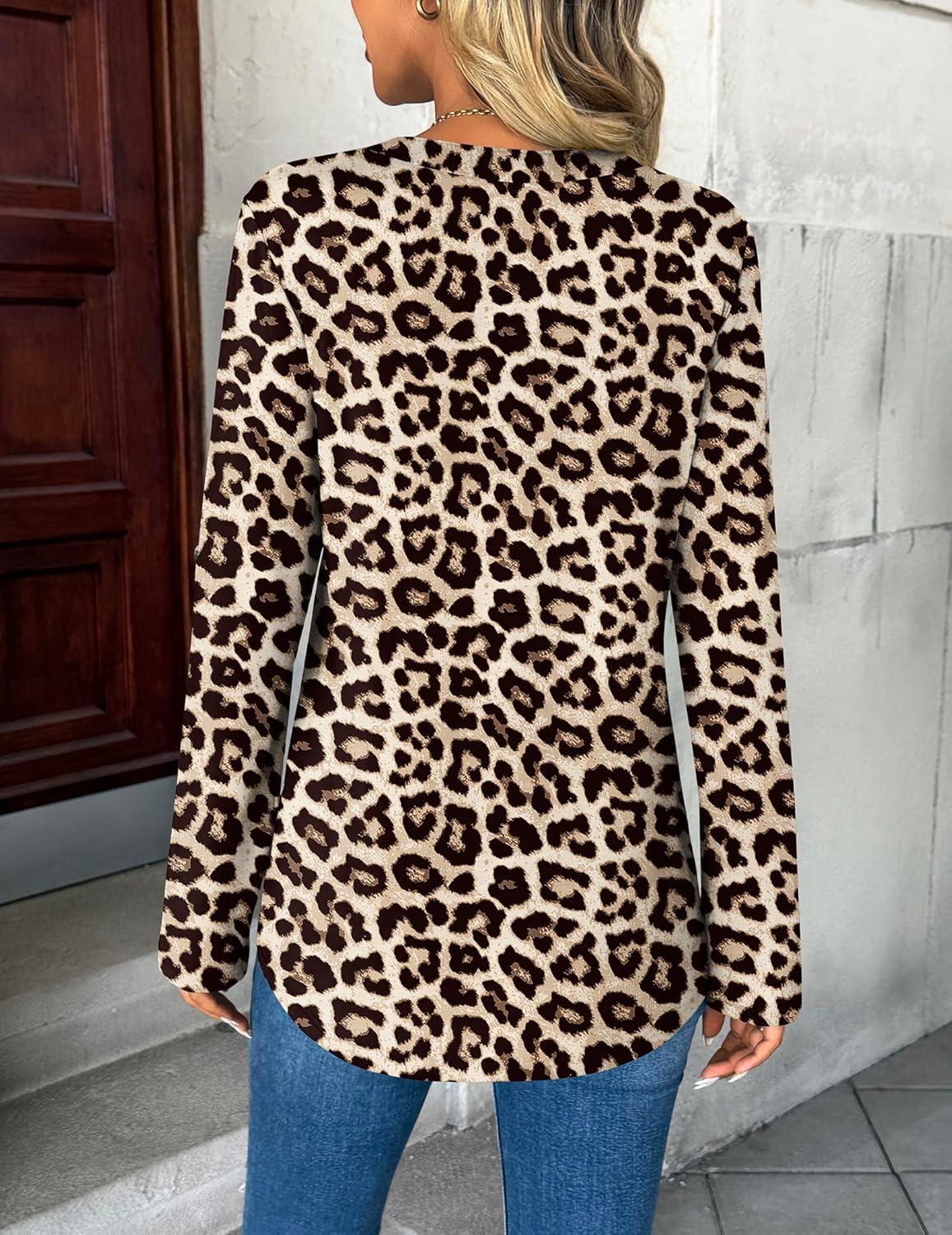 imageZeagoo Womens Roll Up Long Sleeve Tops V Neck Shirts Dressy Casual Work Blouses S2XLPa222