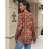 imageZeagoo Long Sleeve Shirts for Women Henley T Shirts Loose Fit Tunics Dressy Casual Work Blouses Fall Fashion TopsPaisley Printed