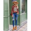 imageZeagoo Long Sleeve Shirts for Women Henley T Shirts Loose Fit Tunics Dressy Casual Work Blouses Fall Fashion TopsRed Ethnic Printed