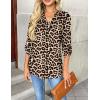 imageZeagoo Womens Roll Up Long Sleeve Tops V Neck Shirts Dressy Casual Work Blouses S2XLPa222