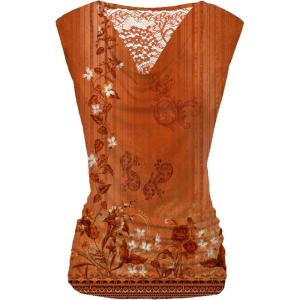imageZeagoo Tank Top for Women Trendy Going Out Tops Sleeveless Shirts Ruched Business Casual Basic Tunic TopsRed Orange