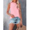 imageZeagoo Womens 2025 Tank Tops Casual Crewneck Sleeveless T Shirts Loose Fit Summer Tunic BlousePink and White