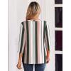 imageZeagoo 34 Length Sleeve Womens Tops Casual Dressy Summer Blouses Buisness Work Spring Tee ShirtsStripes Multicolor