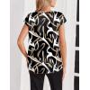 imageZeagoo Women Silk Stain Tops Cap Short Sleeve Blouse V Neck Shirts Business Casual Outfits S2XLCx312