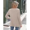 imageZeagoo Womens Long Sleeve Tshirts Casual Tunic Tops Work Fashion Cute Sweaters Fall Outfits 2025 Dressy Blouse01apricot