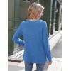 imageZeagoo Womens Long Sleeve Tshirts Casual Tunic Tops Work Fashion Cute Sweaters Fall Outfits 2025 Dressy Blouse01blue