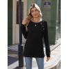 imageZeagoo Womens Long Sleeve Tshirts Casual Tunic Tops Work Fashion Cute Sweaters Fall Outfits 2025 Dressy BlouseBlack