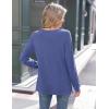 imageZeagoo Womens Long Sleeve Tshirts Casual Tunic Tops Work Fashion Cute Sweaters Fall Outfits 2025 Dressy BlouseRoyal Blue