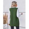 imageZeagoo Womens Sweater Vest 2025 Oversized Sleeveless V Neck Pullovers with Pocket Knitted Fall OutfitsArmy Green