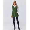 imageZeagoo Womens Sweater Vest 2025 Oversized Sleeveless V Neck Pullovers with Pocket Knitted Fall OutfitsArmy Green