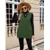 imageZeagoo Womens Sweater Vest 2025 Oversized Sleeveless V Neck Pullovers with Pocket Knitted Fall OutfitsArmy Green