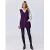 imageZeagoo Womens Sweater Vest 2025 Oversized Sleeveless V Neck Pullovers with Pocket Knitted Fall OutfitsPurple