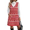 imageZeagoo Womens Sweater Vest Dresses for Women 2025 V Neck Sleeveless Knit Pullover Sweater with Pockets Fall Winter OutfitsSd142