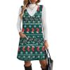 imageZeagoo Womens Sweater Vest Dresses for Women 2025 V Neck Sleeveless Knit Pullover Sweater with Pockets Fall Winter OutfitsSd352