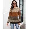 imageZeagoo Womens Long Sleeve Shirts Basic Crewneck Blouses Dressy Casual Loose Tunic Tops with Pockets SXXLJh398