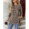 imageZeagoo Womens Long Sleeve Shirts Basic Crewneck Blouses Dressy Casual Loose Tunic Tops with Pockets SXXLPa222