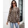 imageZeagoo Womens Long Sleeve Shirts Basic Crewneck Blouses Dressy Casual Loose Tunic Tops with Pockets SXXLPa222