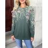 imageZeagoo Womens Long Sleeve Shirts Basic Crewneck Blouses Dressy Casual Loose Tunic Tops with Pockets SXXLWf71